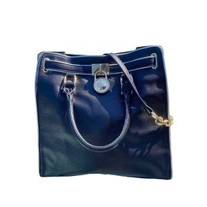 Michael Kors black with white trim Tote